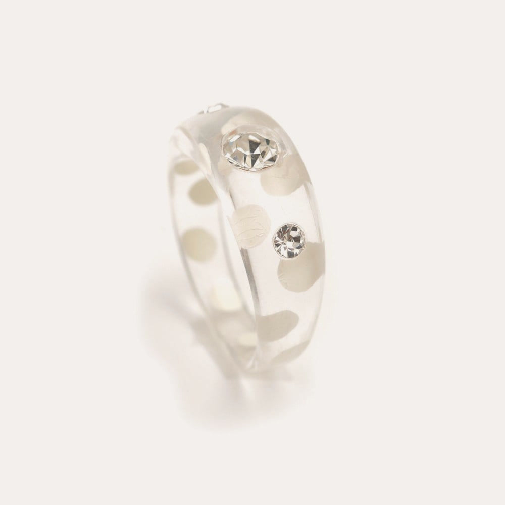 Klösring ring Silver/grey