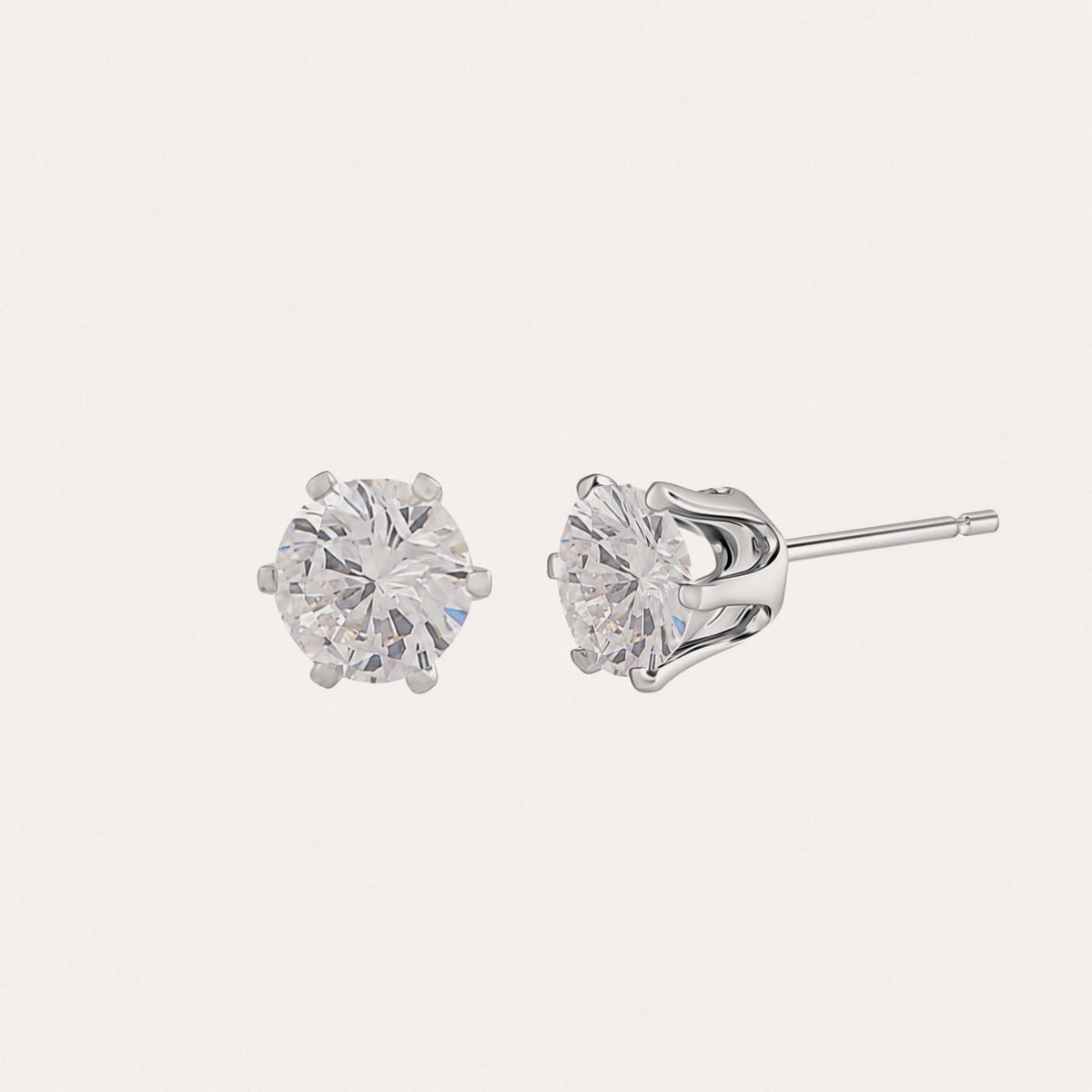 Lady small ear Silver/klar