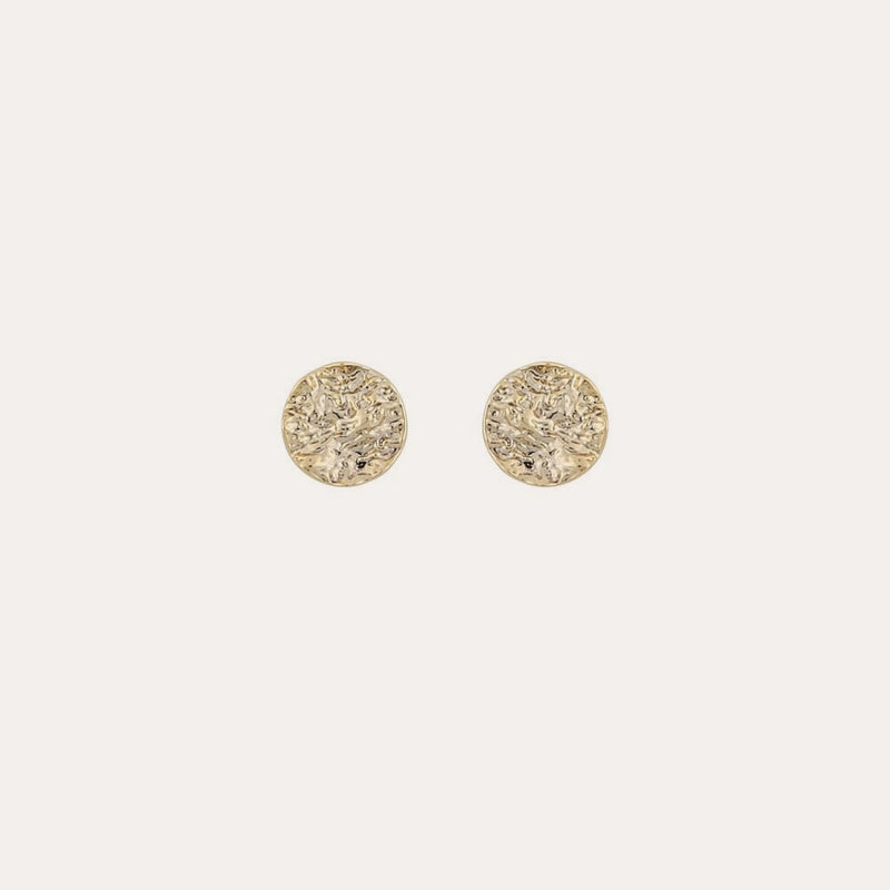 Rue small coin earring