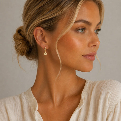 Rue ring ear Guld