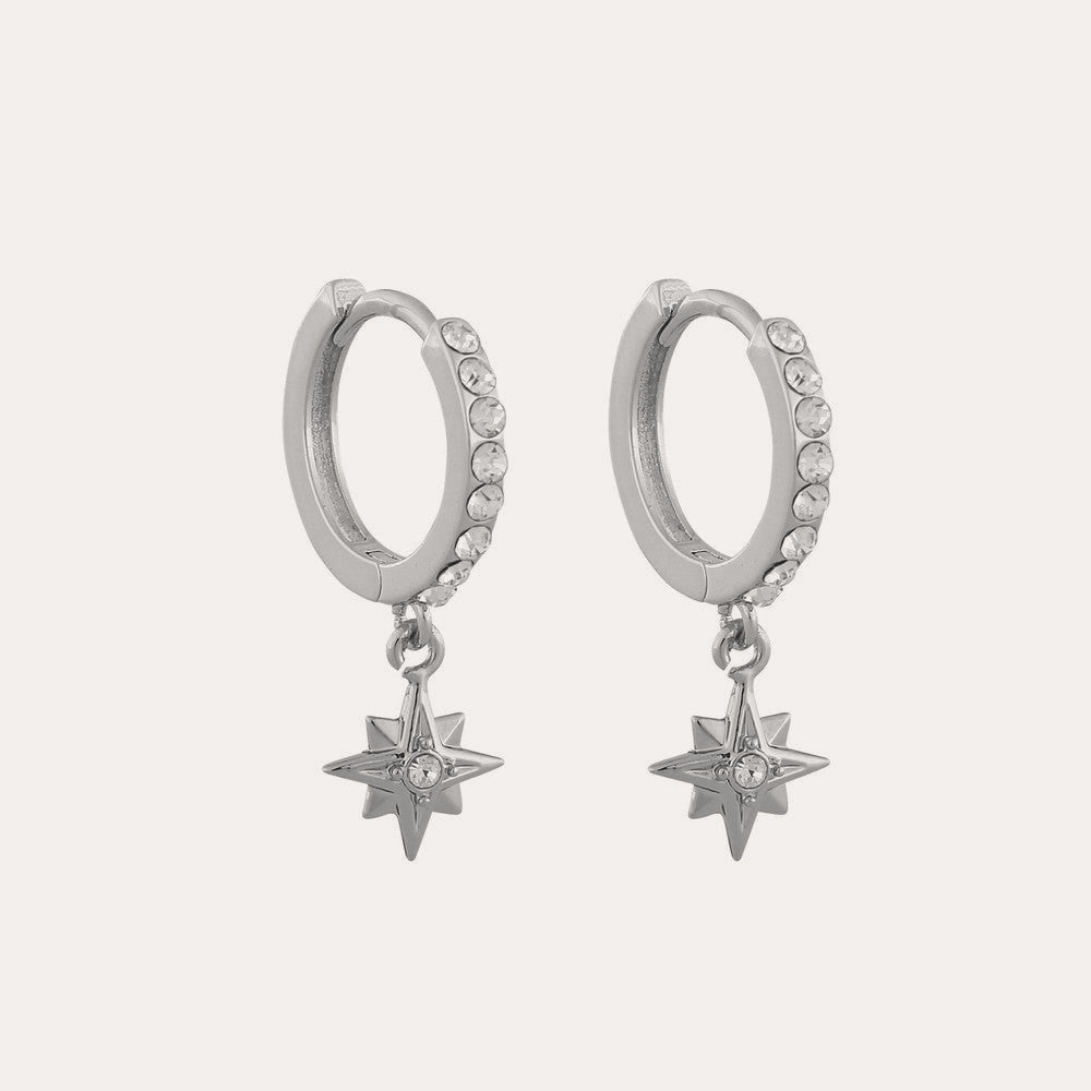 Feliz ring stone ear Silver/klar
