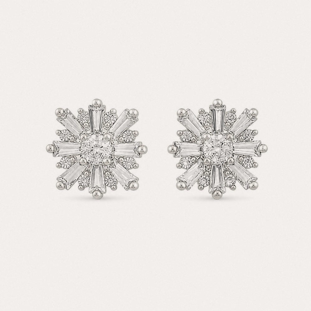 Misty round ear Silver/klar