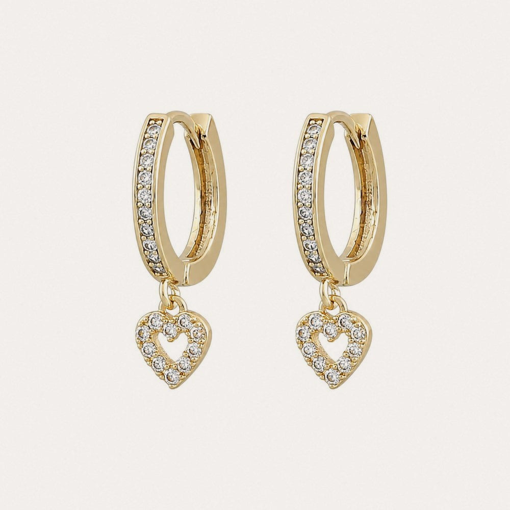 Valentina round ear Guld/klar