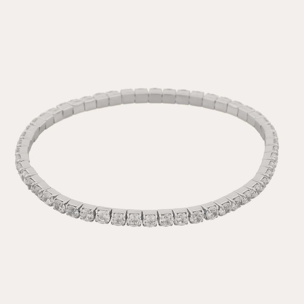 Meadow elastic brace Silver/klar
