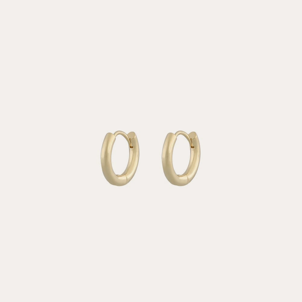 Amsterdam small ring ear 15mm Guldpläterad