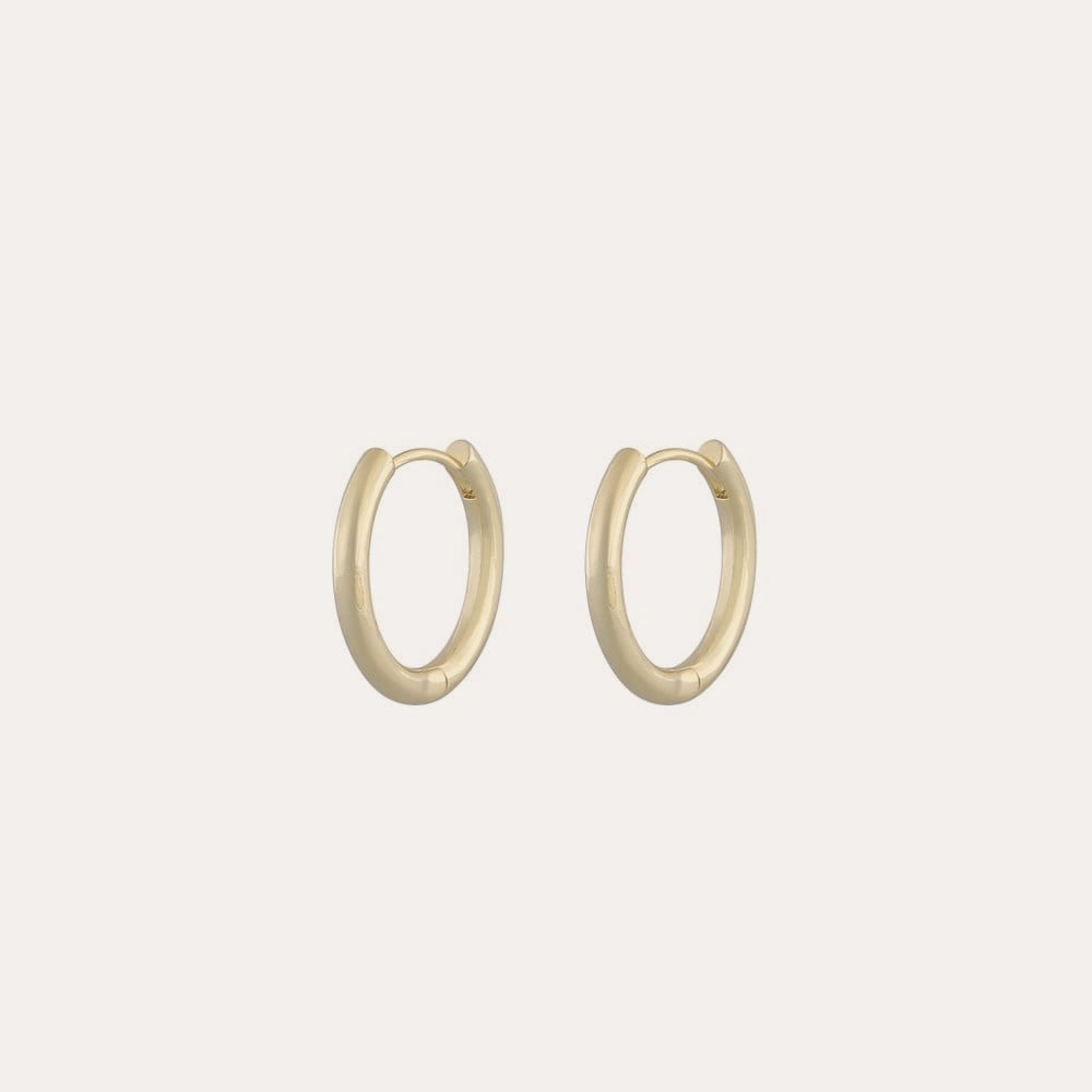 Amsterdam small ring ear 20mm Guldpläterad