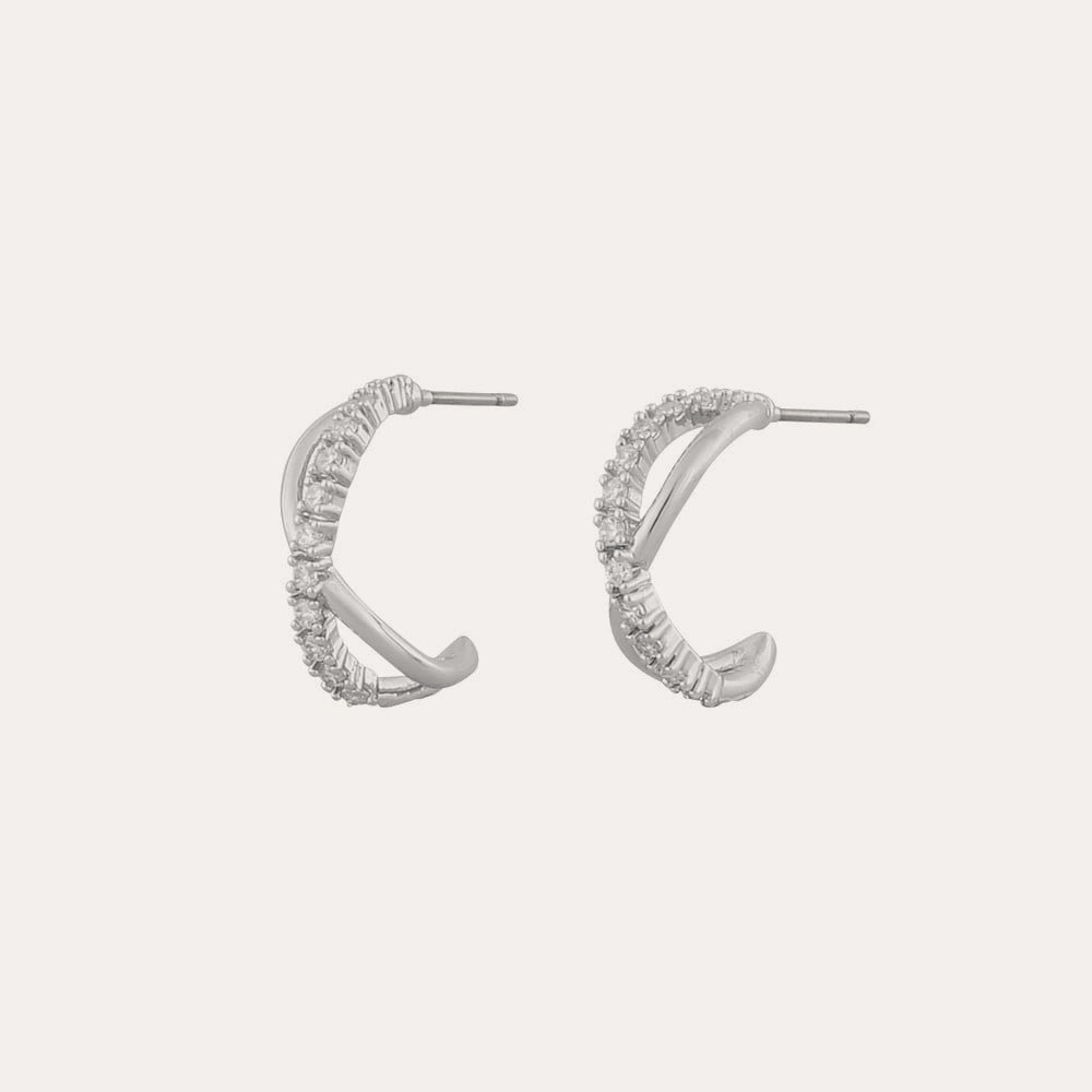 Paris round ear Silver/klar