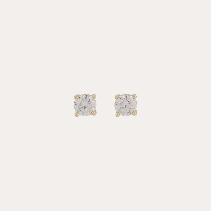 Essence stone earring 3mm