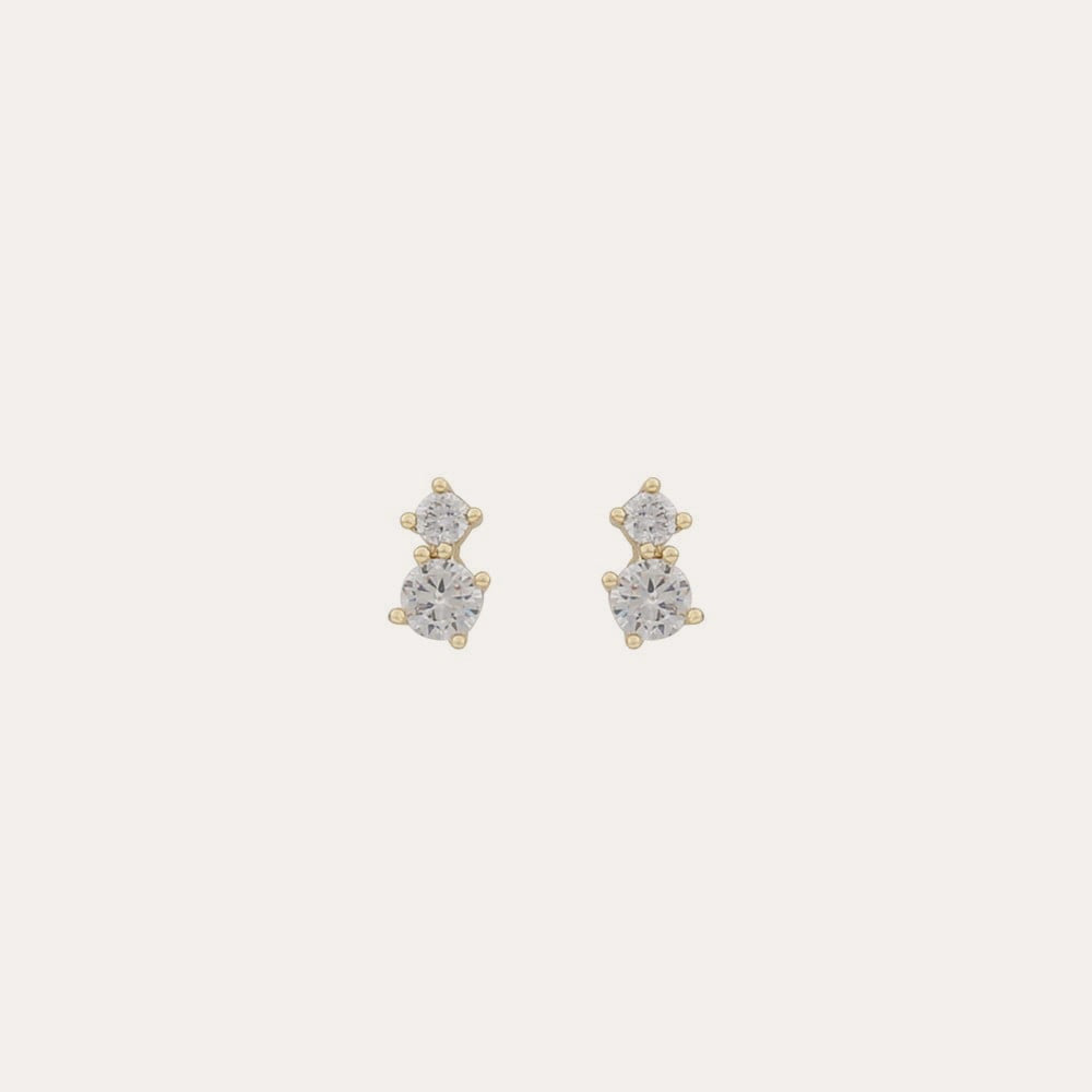 Copenhagen mini ear Guld/klar