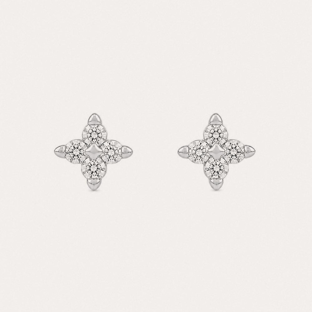 Wish small ear Silver/klar