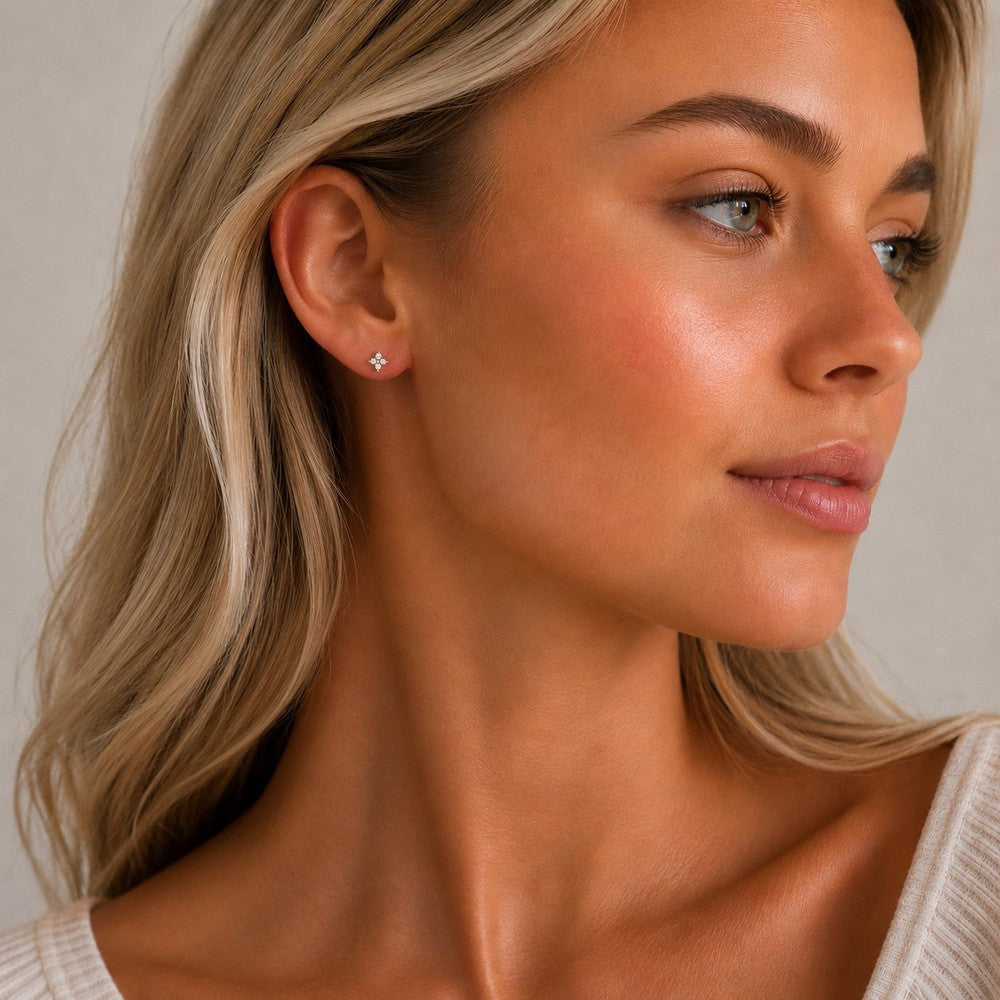 Wish small ear Guld/klar