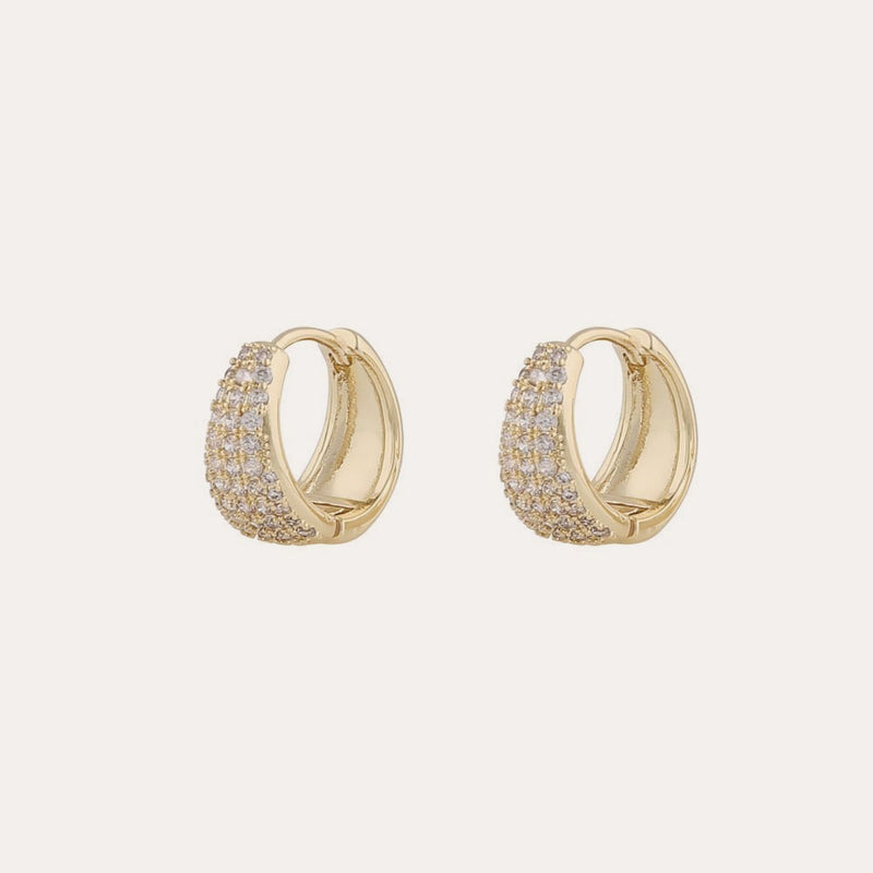 Brooklyn oval earring