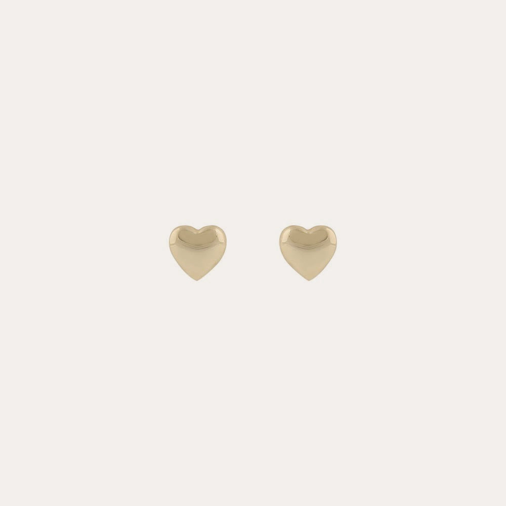 Brooklyn heart ear Guldpläterad