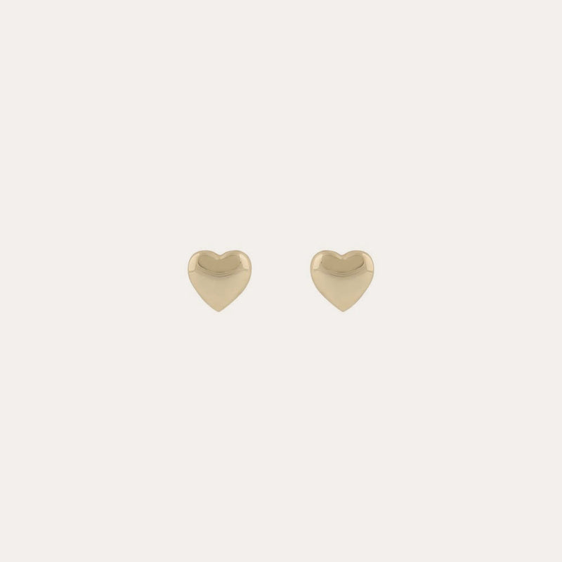 Brooklyn heart earring