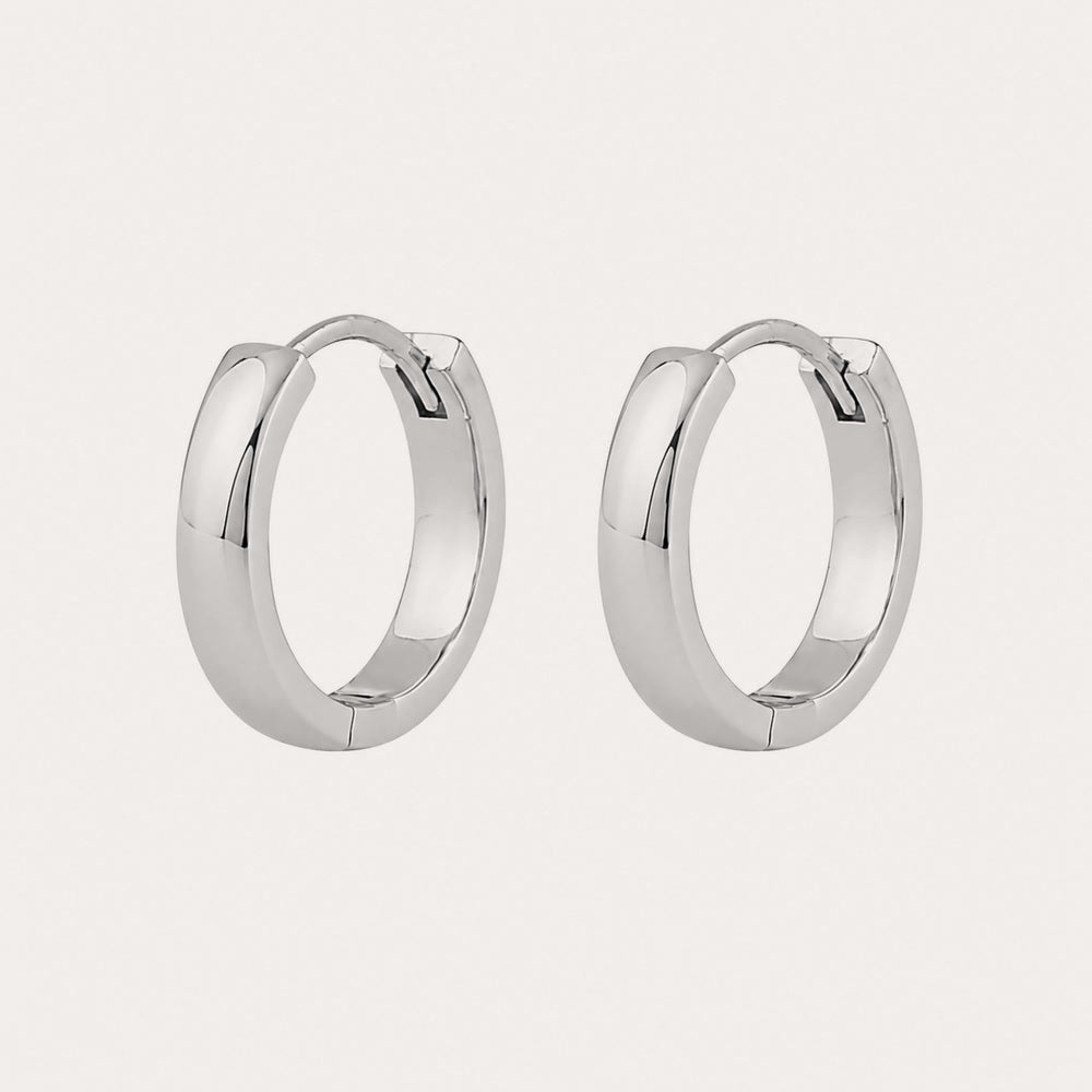 Lara small ring ear Silverpläterad