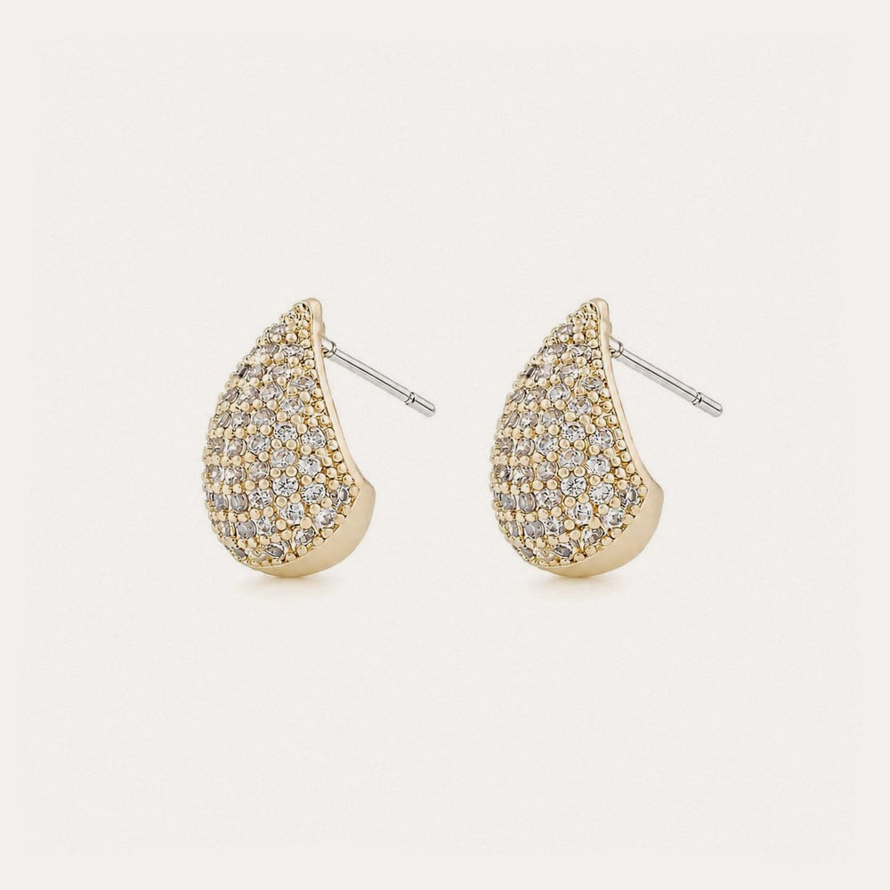 Naomi drop ear Guld/klar