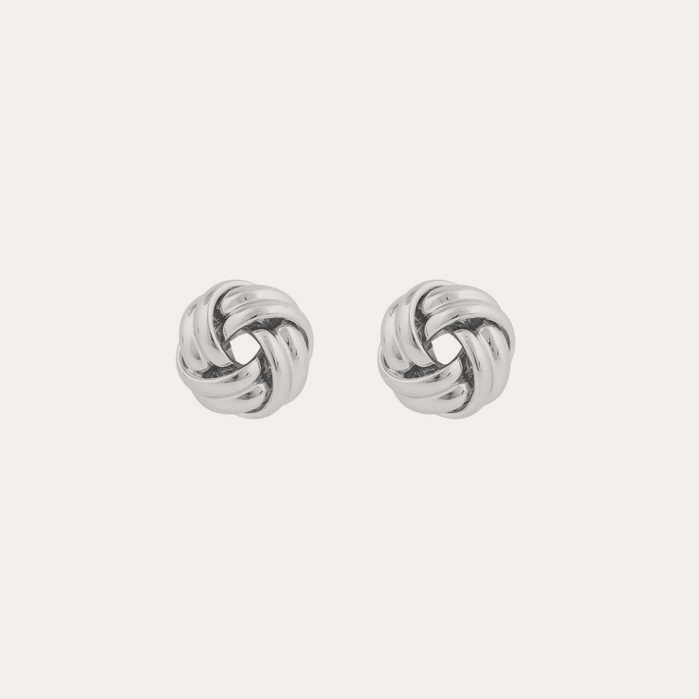 Soap knot ear Silverpläterad