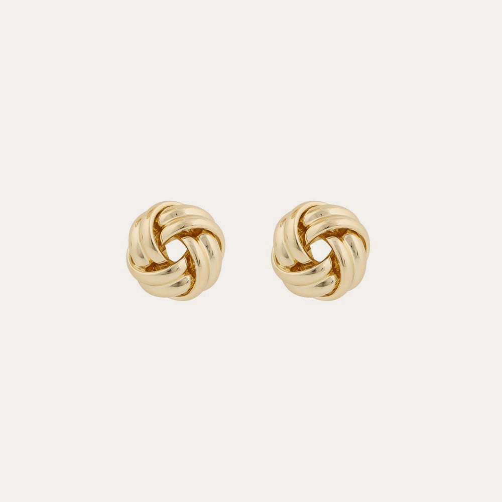 Soap knot ear Guldpläterad