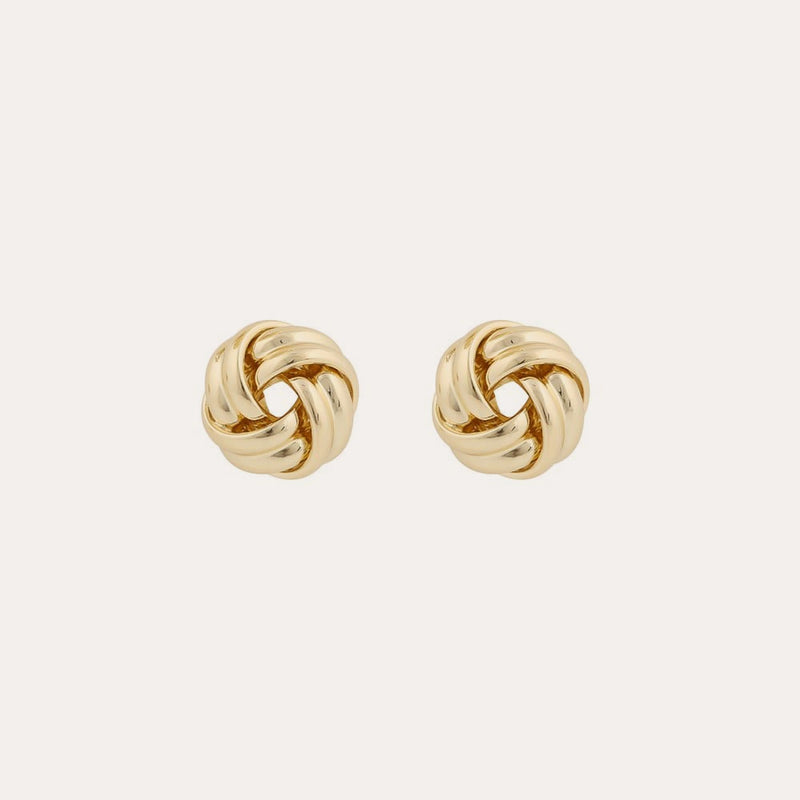 Soap knot earring