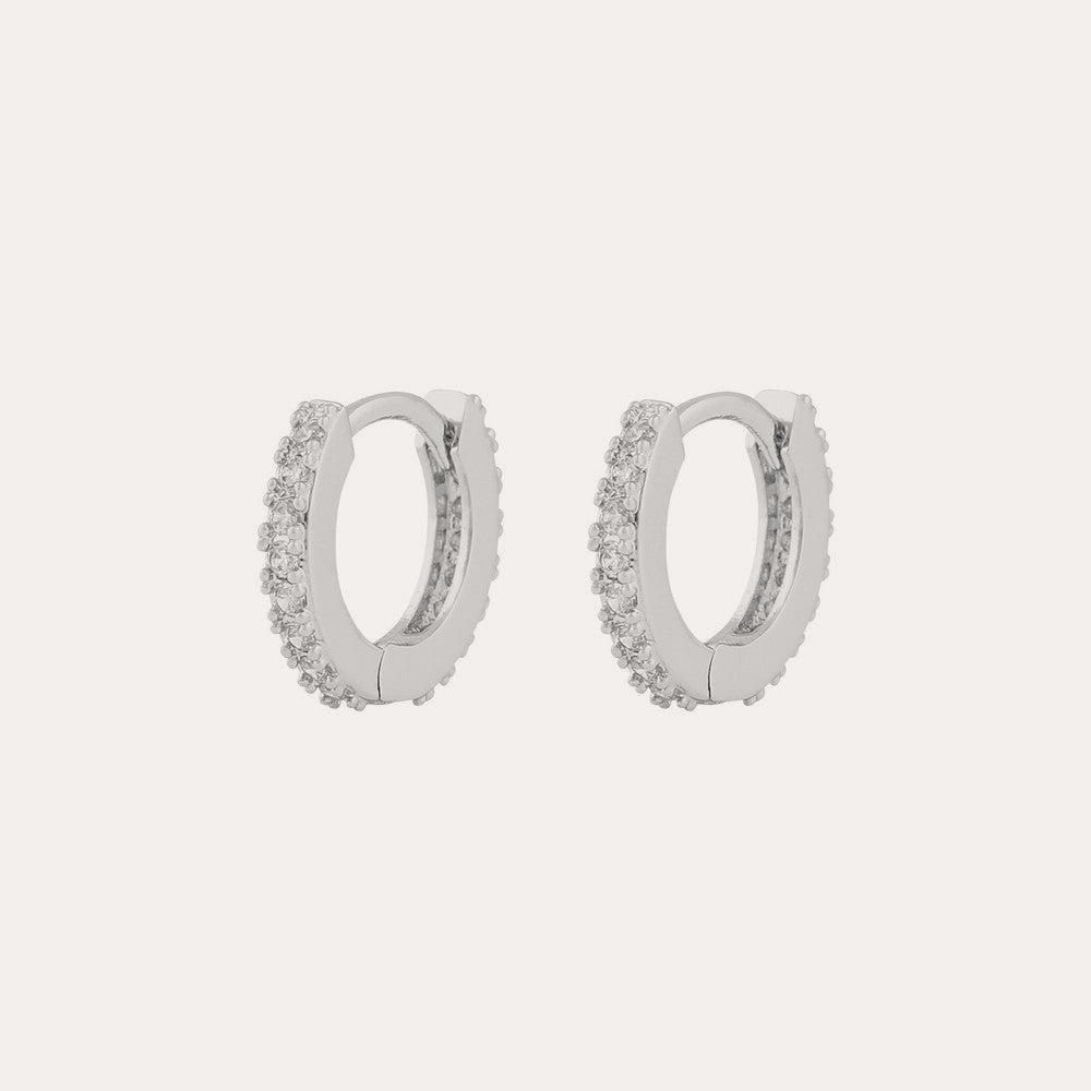 Mayfair small ring ear Silverpläterad