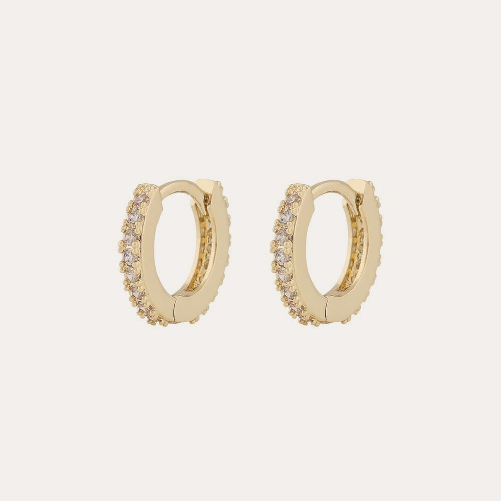 Mayfair small ring ear Gold/clear