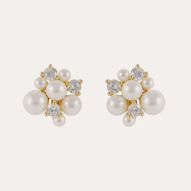 Mayfair irregular pearl earring