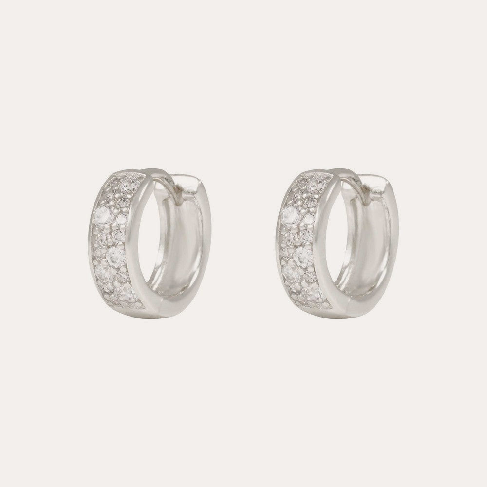 Nisi stone ring ear 12mm Silver/clear