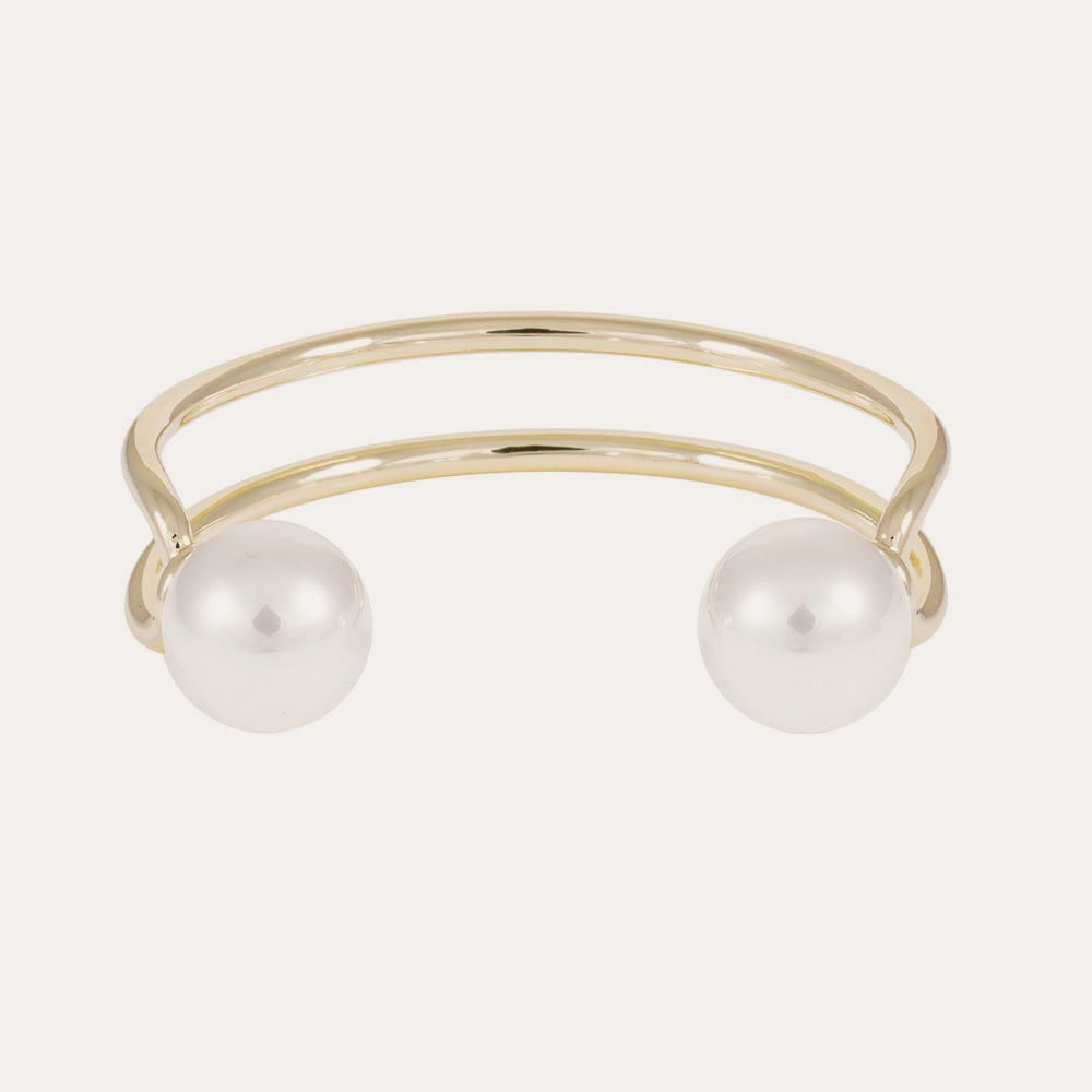 SNÖ ICON oval brace Guld/vit