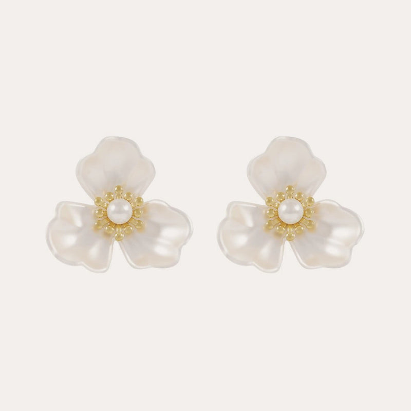 SNÖ ICON small single flower earring