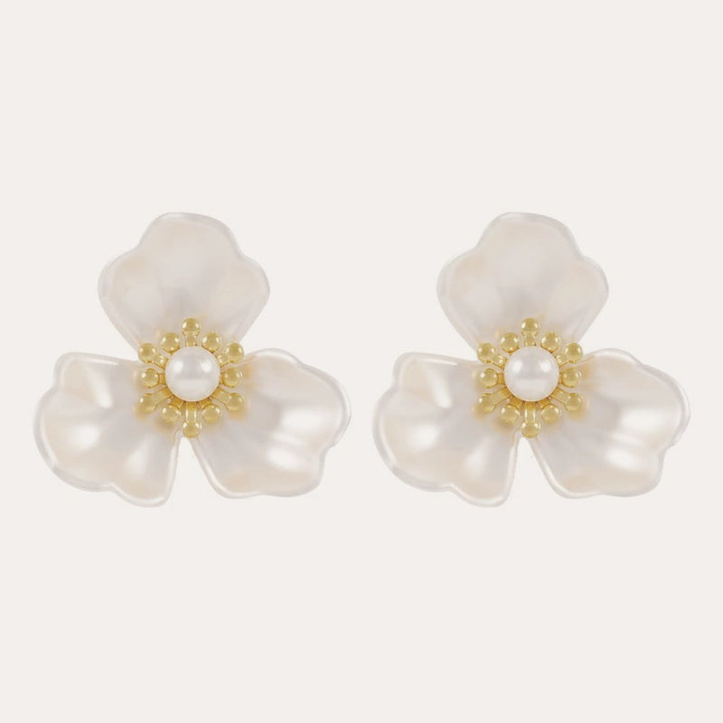 SNÖ ICON big single flower earring