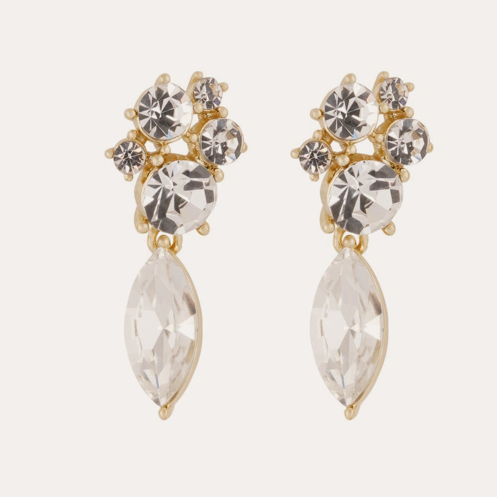 Noctelle pendant ear Guld/klar