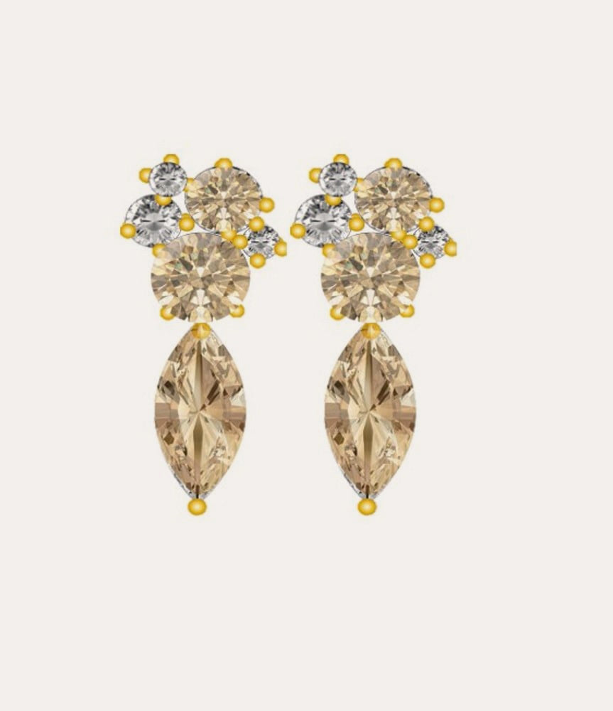 Noctelle pendant ear Guld/ljus mix