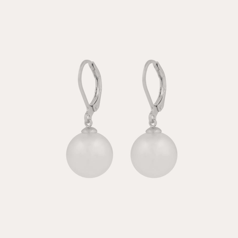 Jackie hook ear 12mm Silverpläterad