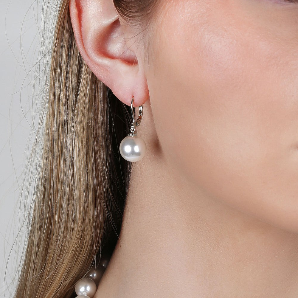 Jackie hook ear 12mm Silverpläterad