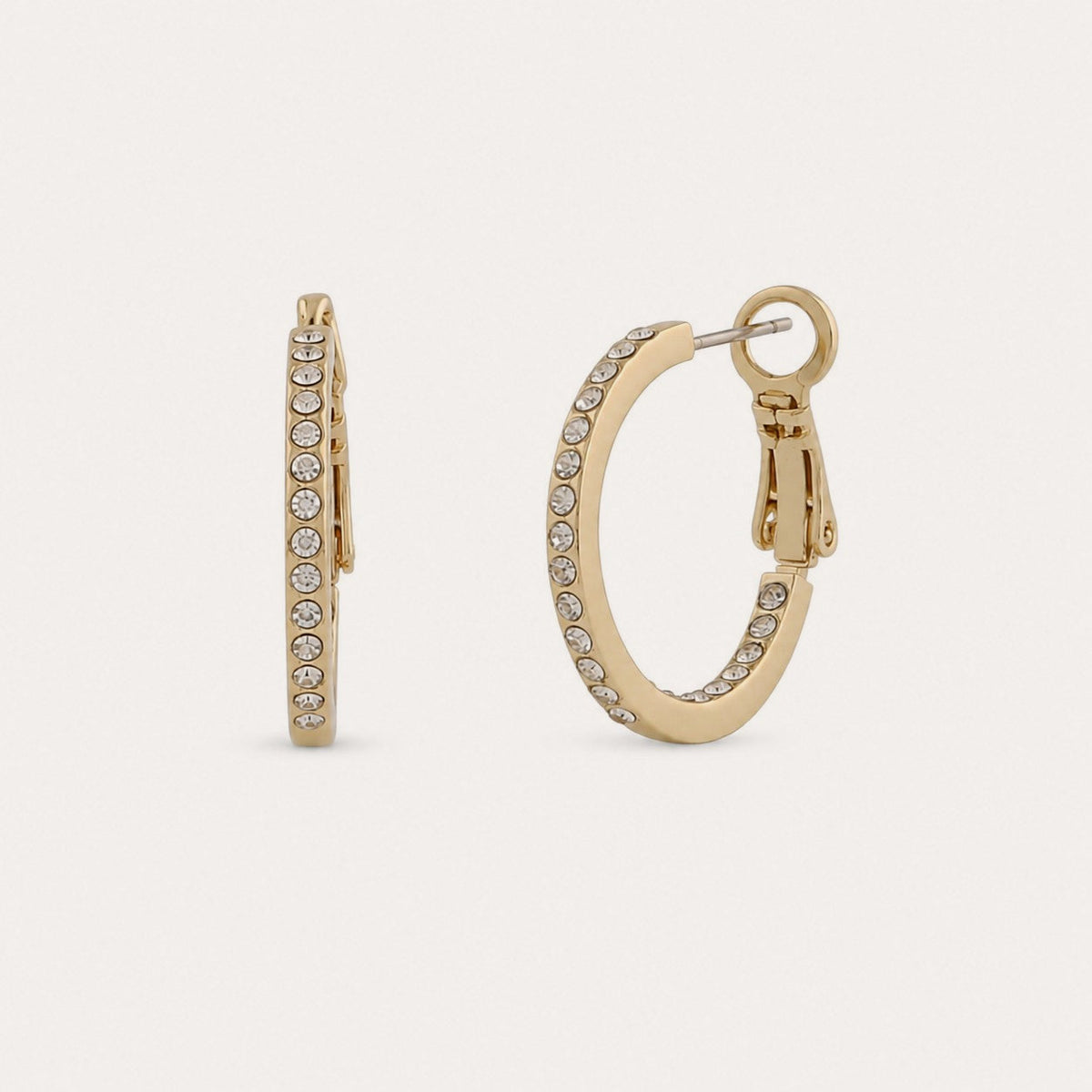 Story small ring ear Guld/klar