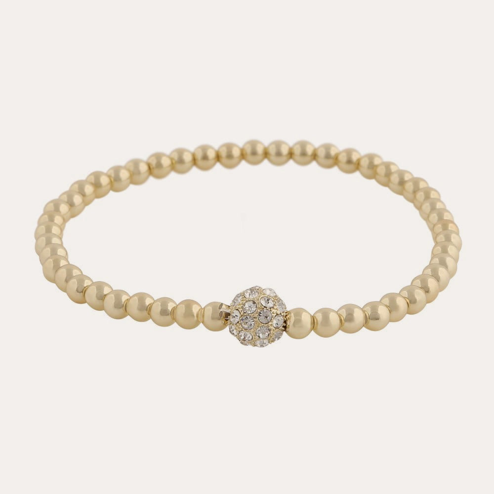Mysk small elastic brace Guld/klar