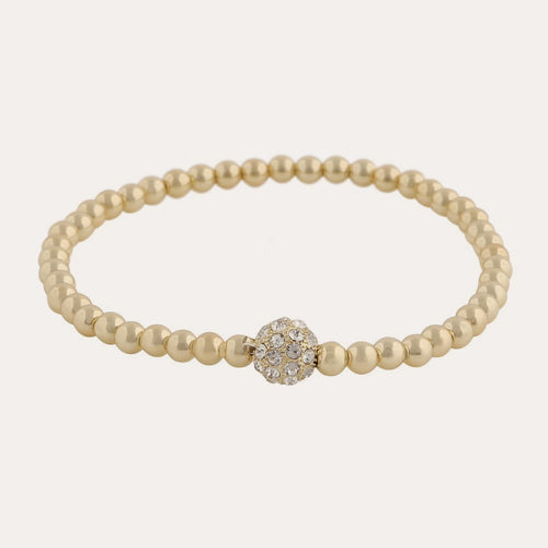 Mysk small elastic brace Guld/klar