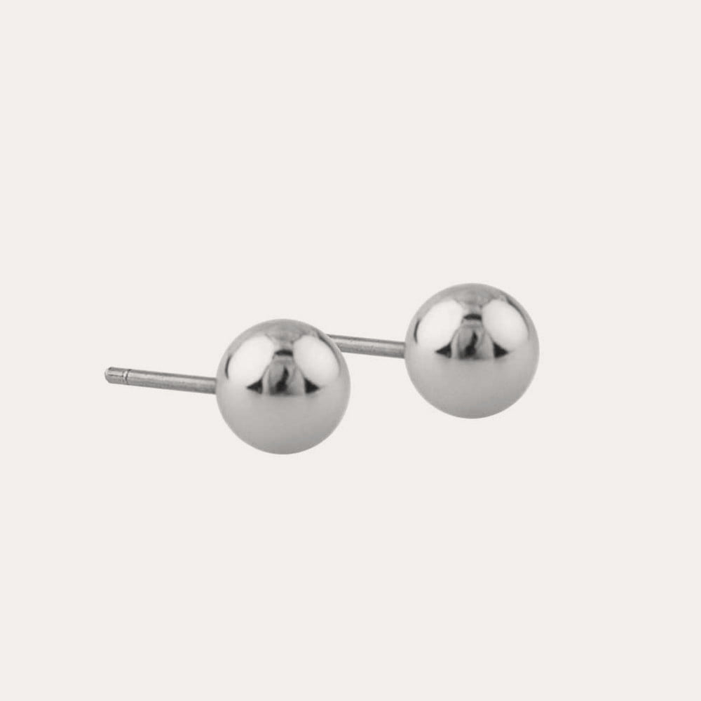 Rain small ear 6mm Silver