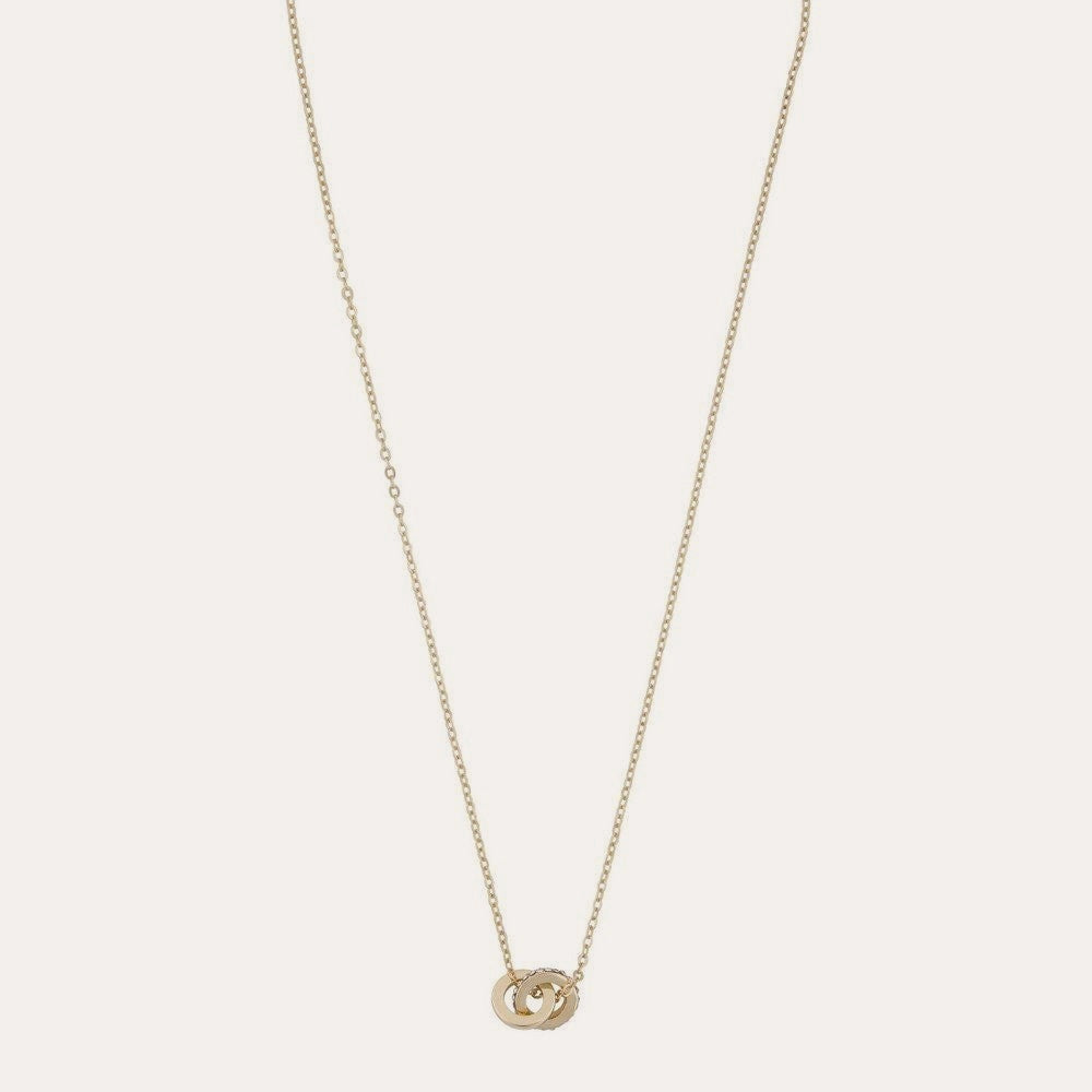 Connected pendant neck 42 Guld/klar