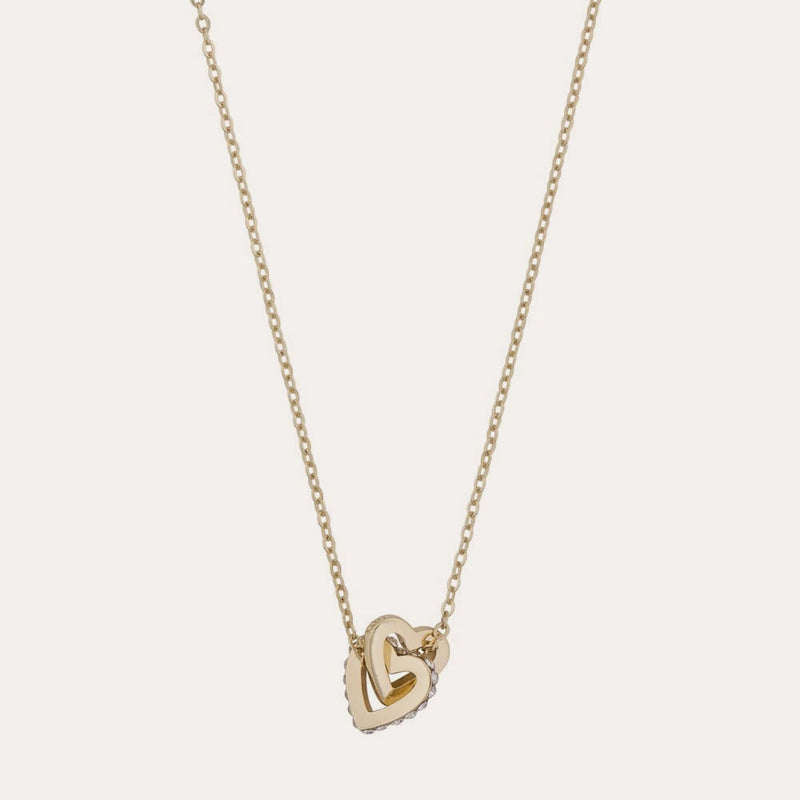 Connected pendant necklace heart 42