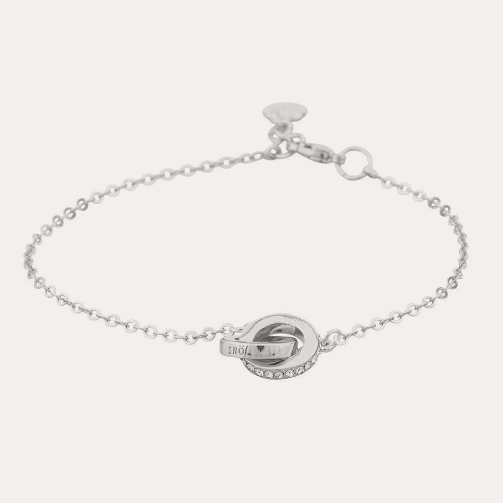 Connected chain brace Silver/klar
