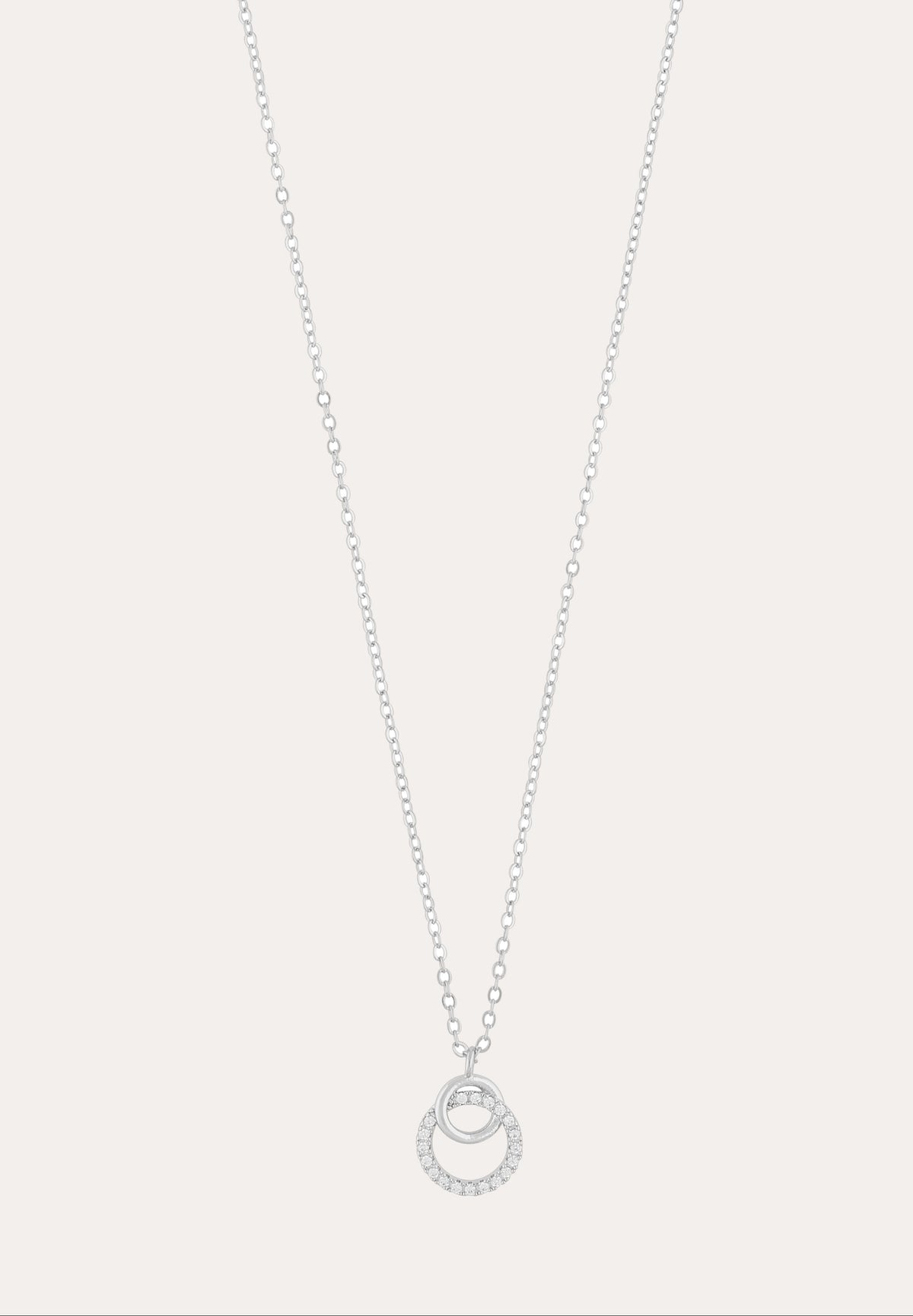 Ace pendant necklace 45 Silver