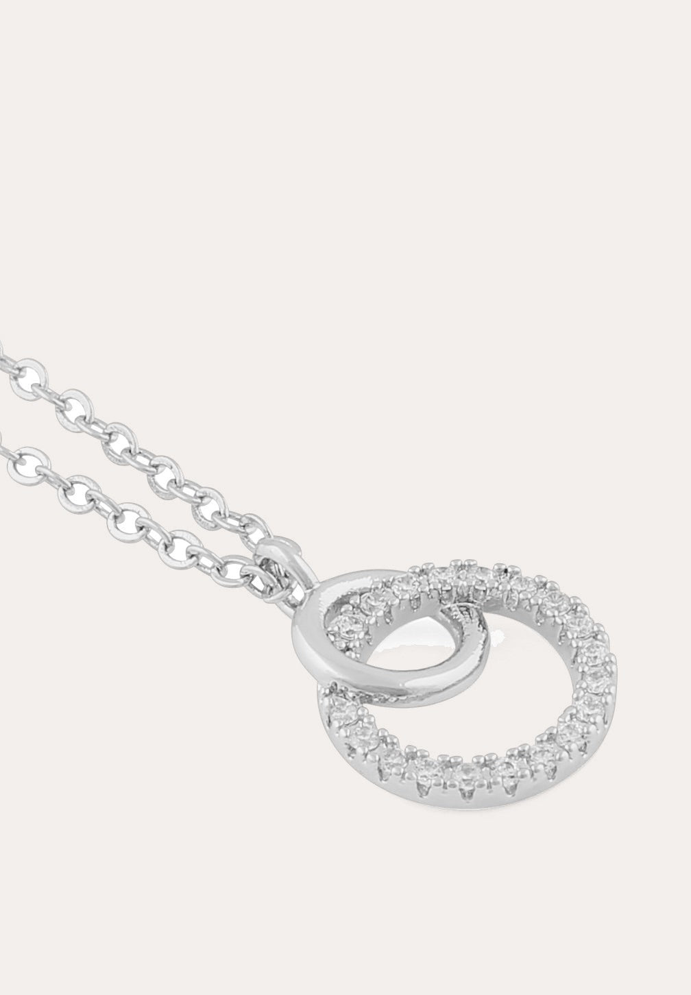 Ace pendant necklace 45 Silver