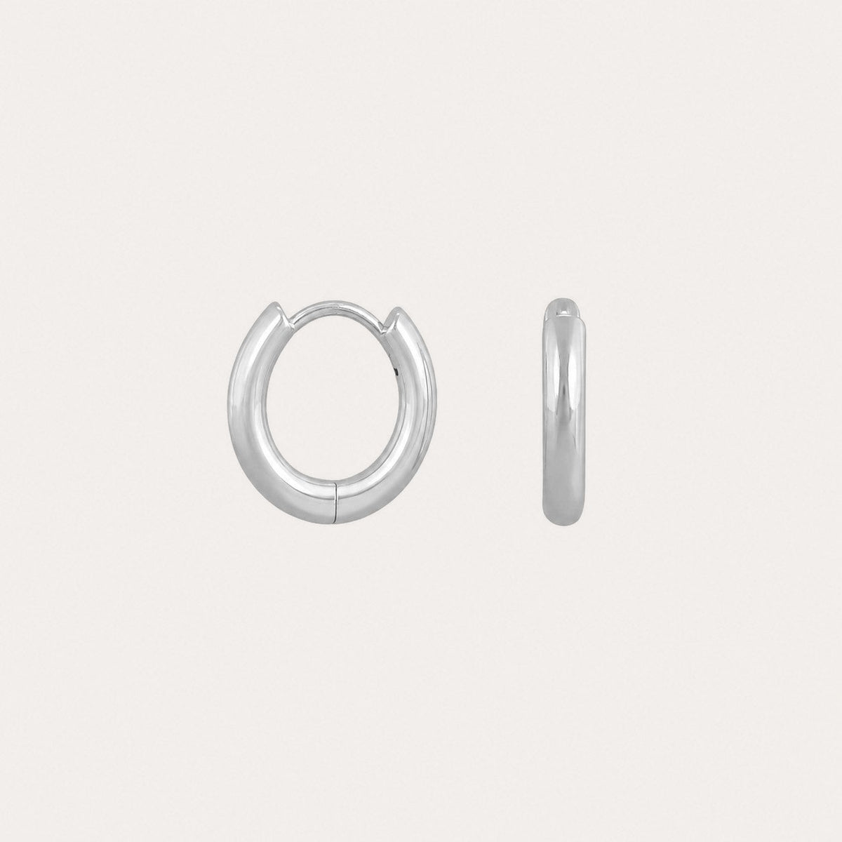 Amsterdam small earring 15mm Silver