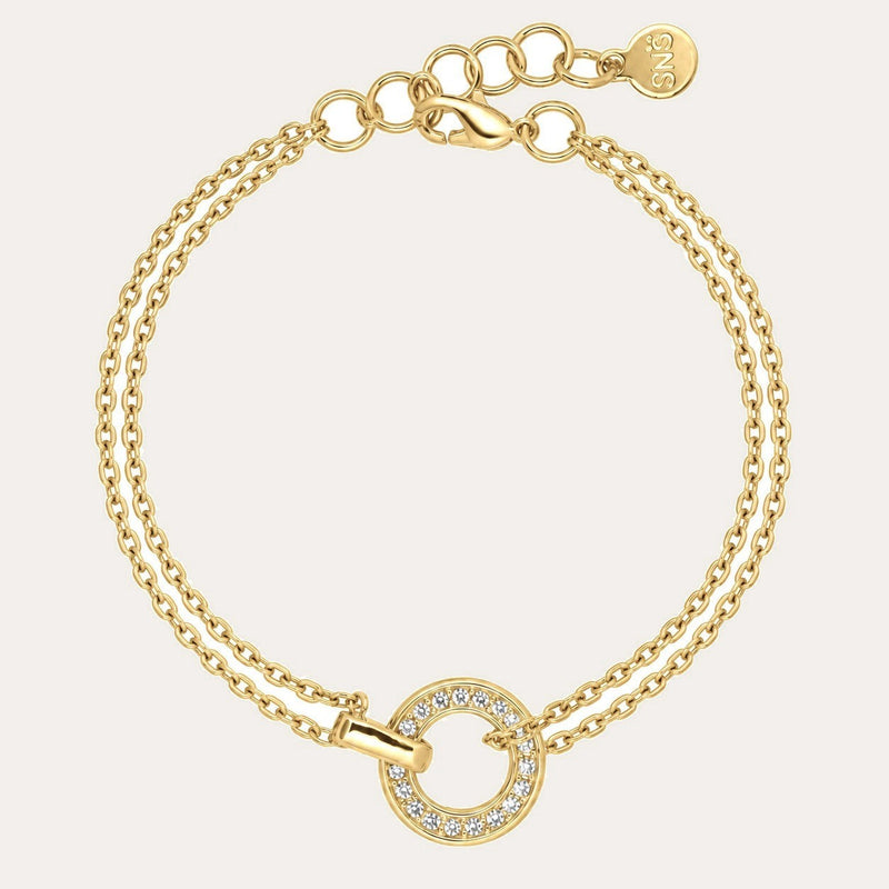 Double crystal bracelet