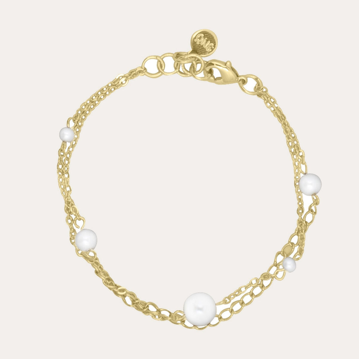 Gemme pearl mix bracelet