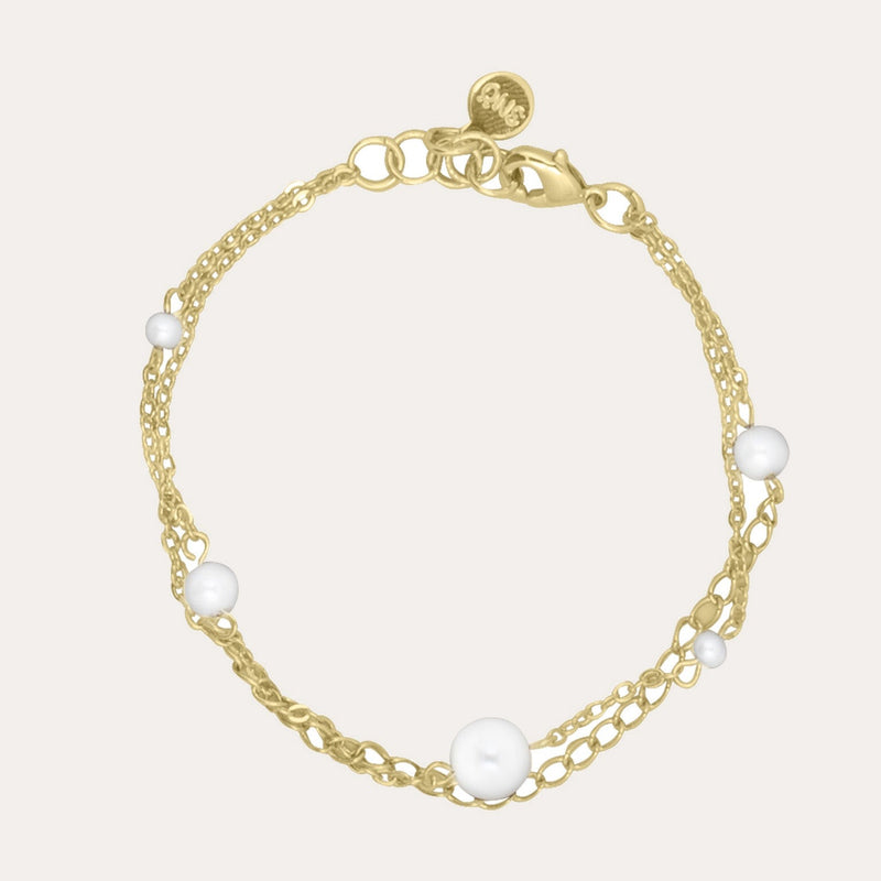 Gemme pearl mix bracelet