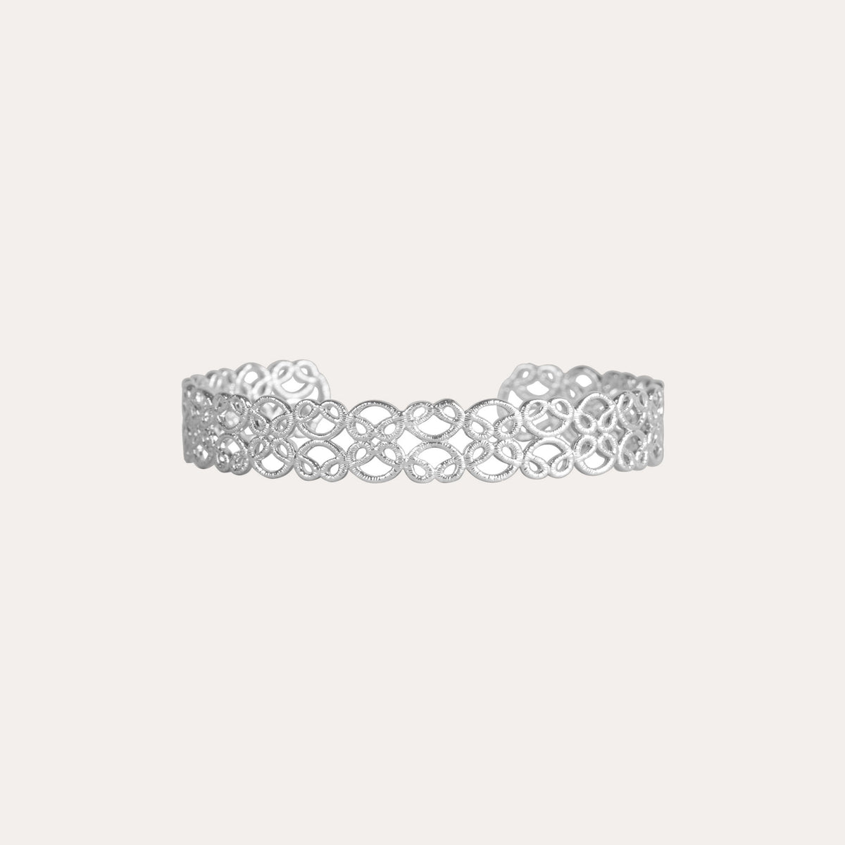 Lacy bangle Silver