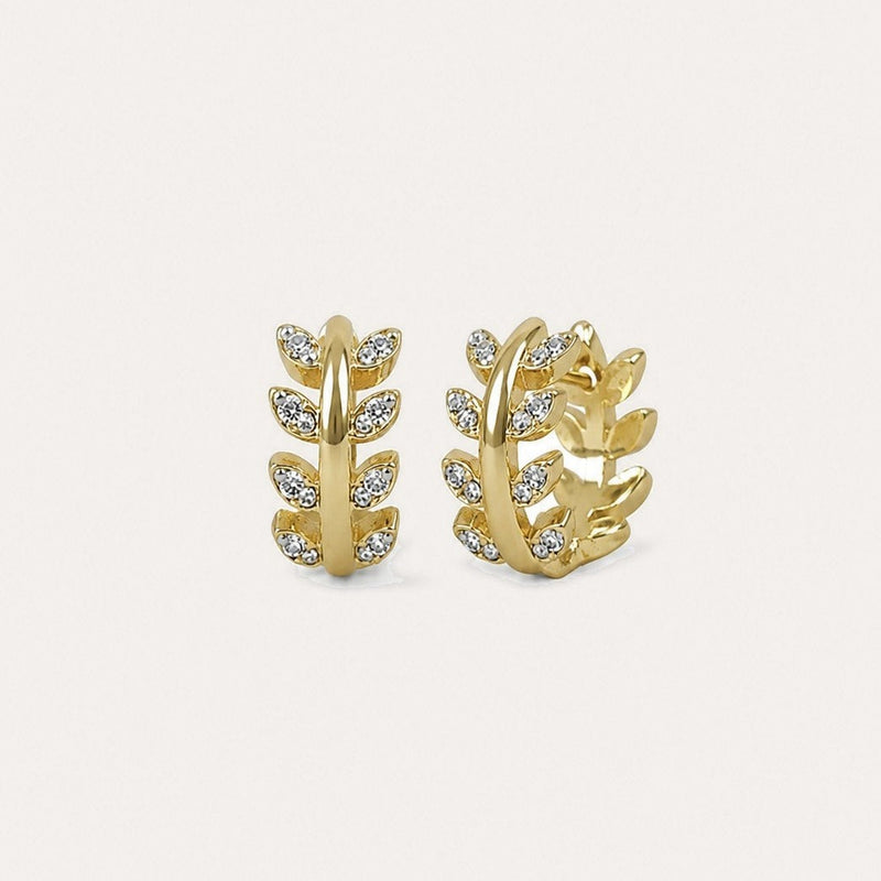Minna small crystal earring 12mm