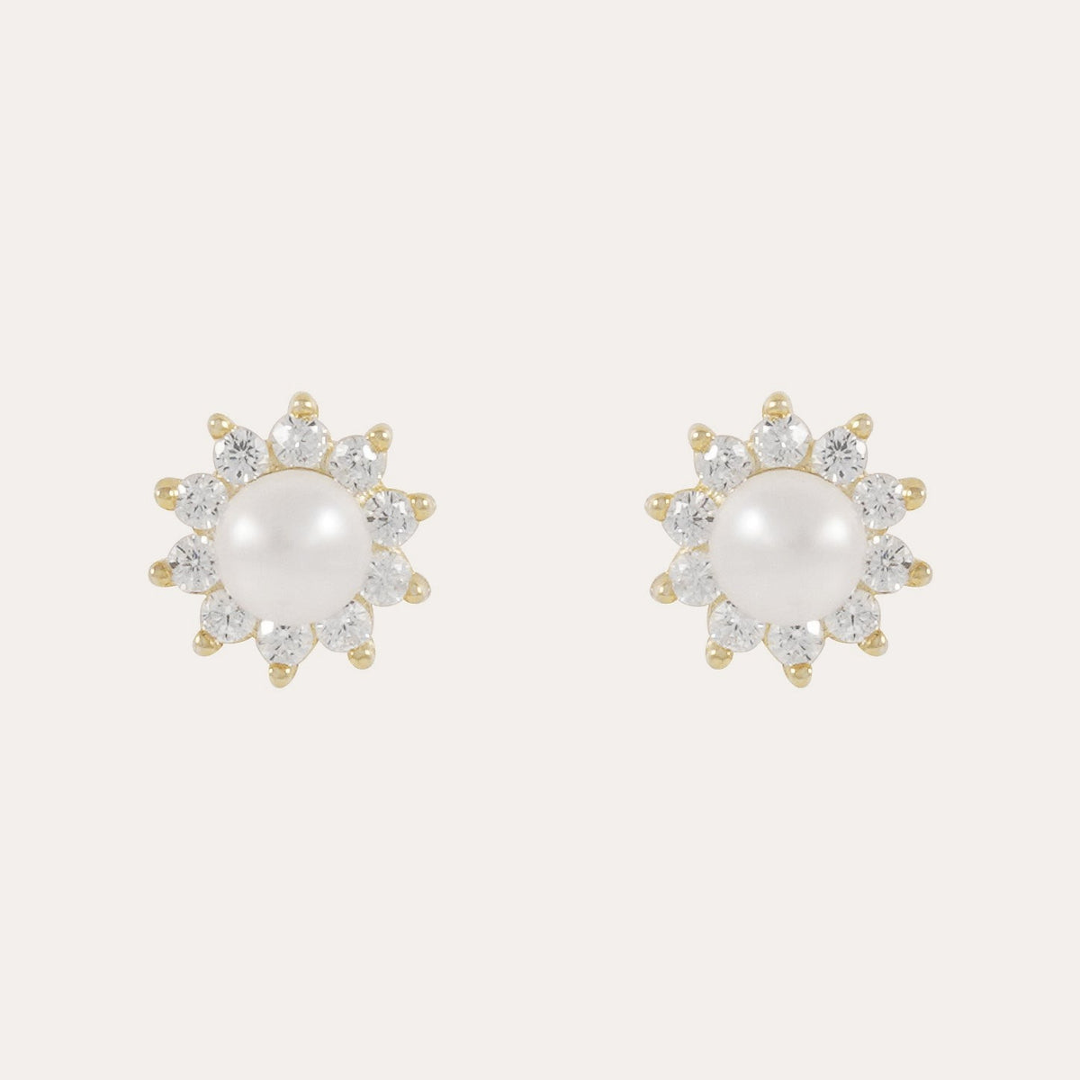 Night pearl crystal earring